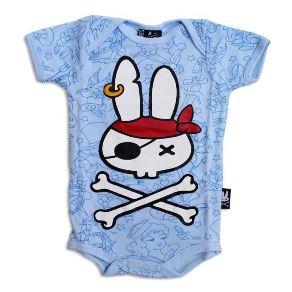 Danger Bunny Baby Romper