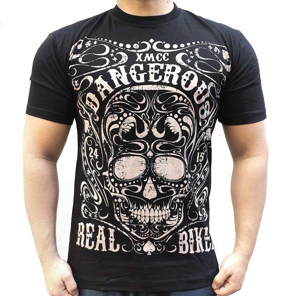 Real Biker XMCC T-Shirt Black 100% Cotton