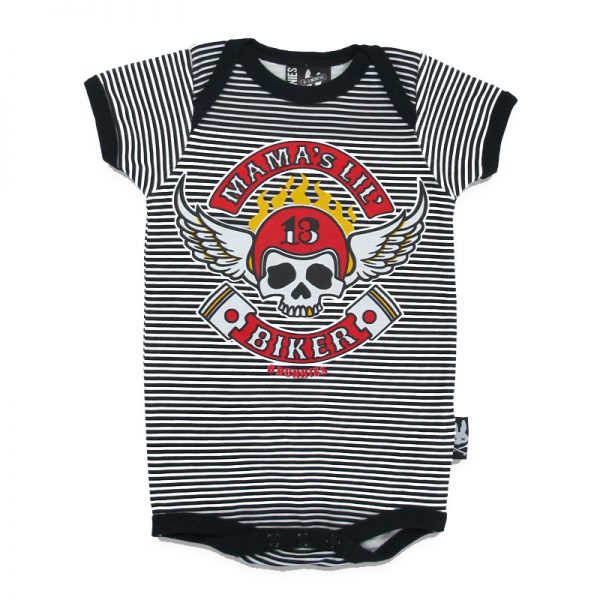 Mama's Lil Biker Baby Romper