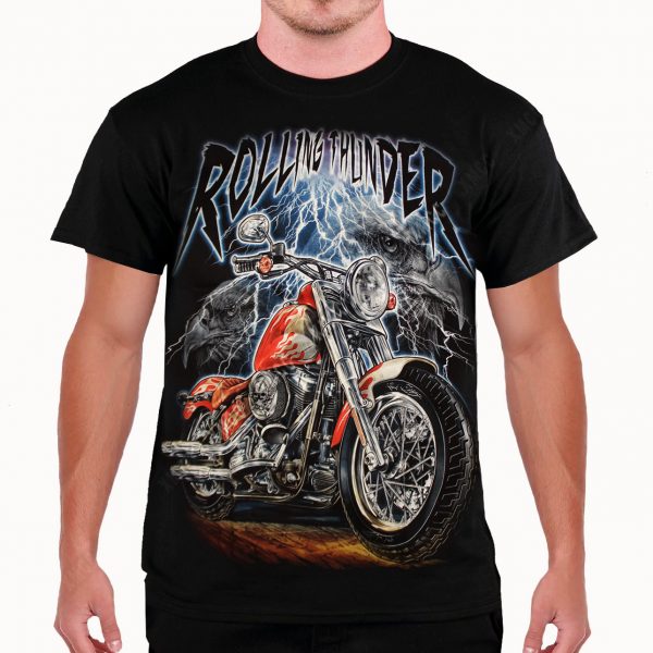 Rolling Thunder 3D T-shirt Glow in the dark