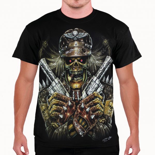 Smoking Killer 3D T-shirt Glow in the dark