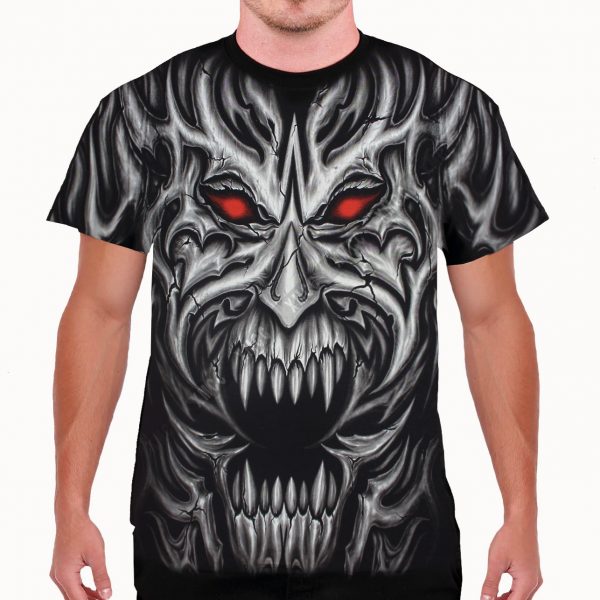 Red Eyes Demon Full Printed 3D T-shirt