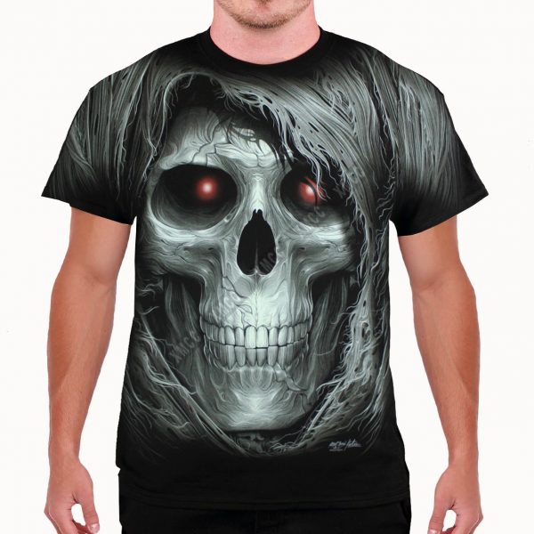 Ghost Skull 3D T-shirt Glow in the dark