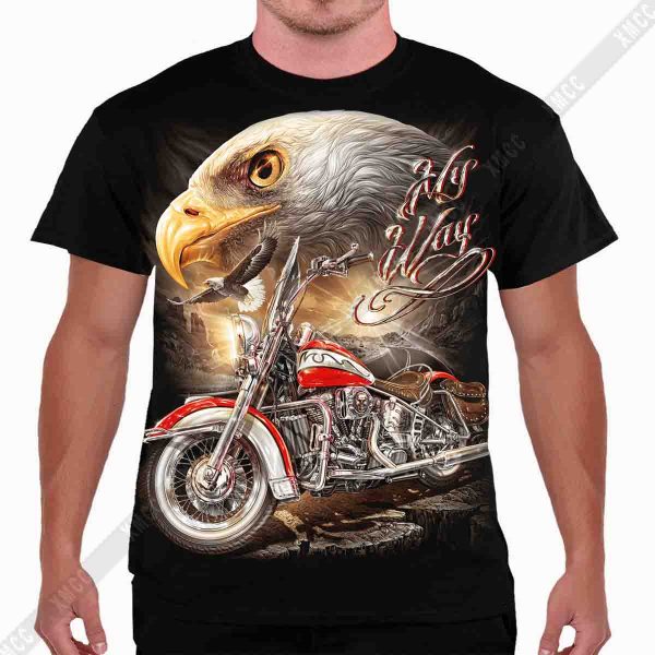 My Way Eagle 3D T-shirt Glow in the dark